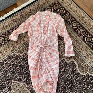 Plaid shirt dress - worn just a few times
